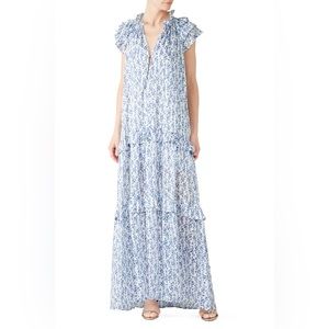 Sabina Musayev Blue Print Gwen Maxi